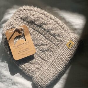 Peruvian Link Alpaca Knit Beanie | Unisex Adult Hat NWT